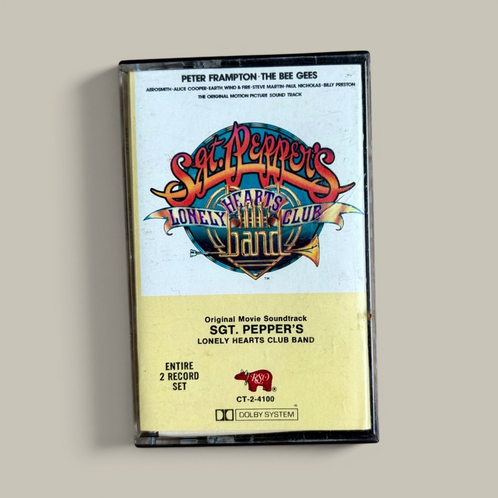 Sgt Peppers Lonely Hearts Club Band Movie Soundtrack Cassette Bee Gees Frampton